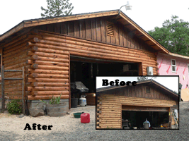Oregon Trail Log Home Restorations gallery