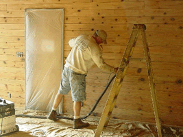 Oregon Trail Log Home Restorations media blasting gallery